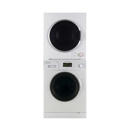 Equator Advanced Appliances Equator Advanced Appliances EW 824 N-ED 850 Stackable Compact Front Load Washer & Short Dryer EW 824 N + ED 850